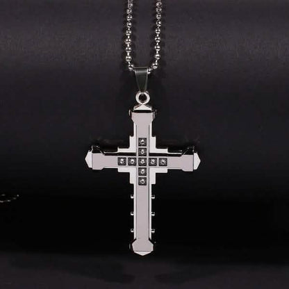 Jesus Cross Pendant Necklace Jewelry
