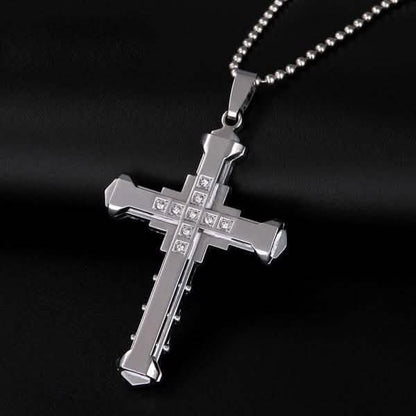 Jesus Cross Pendant Necklace Jewelry