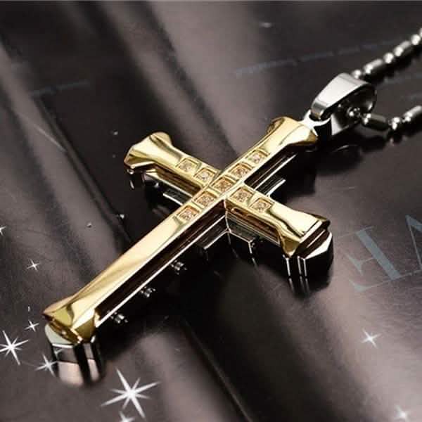 Jesus Cross Pendant Necklace Jewelry