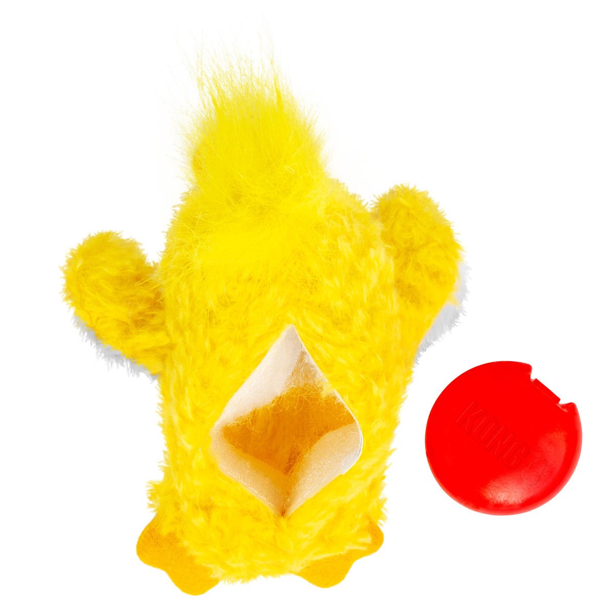 KONG Dr. Noyz X-Small Plush Dog Toys – Stuffing-Free, Soft Cuddle Toy with Removable and Extra Squeaker for Small Dogs