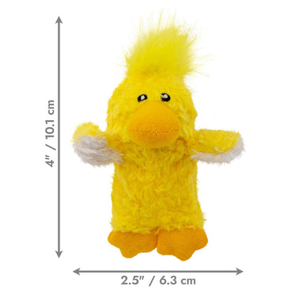 KONG Dr. Noyz X-Small Plush Dog Toys – Stuffing-Free, Soft Cuddle Toy with Removable and Extra Squeaker for Small Dogs