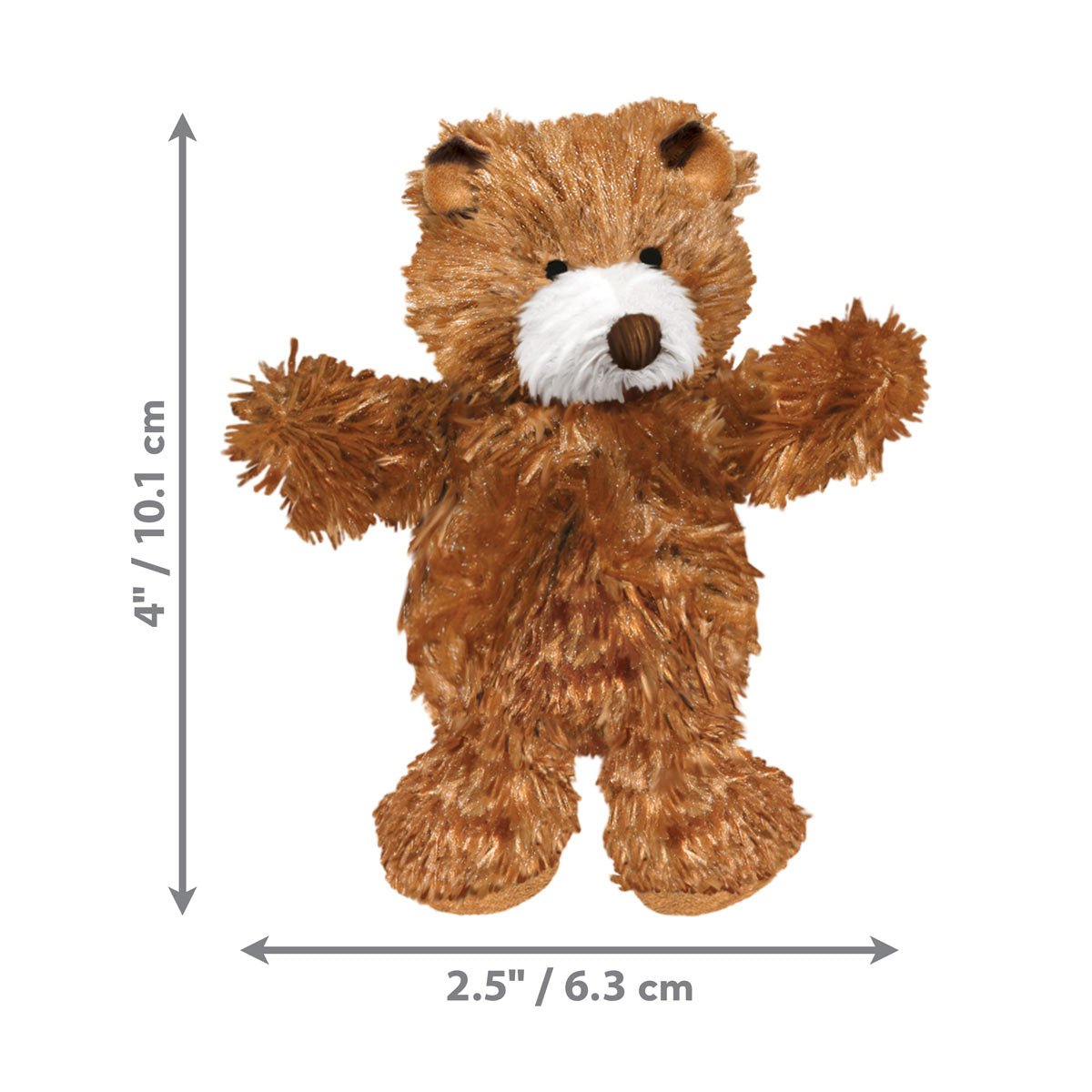 KONG Dr. Noyz X-Small Plush Dog Toys – Stuffing-Free, Soft Cuddle Toy with Removable and Extra Squeaker for Small Dogs