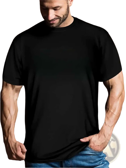 Men’s Knight Graphic Cotton T-shirt with Amen Quote