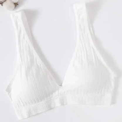 New Comfortable Seamless Sports Bras For Women And Girls Top Female Brassiere Deep V Sexy Women's Underwear Backless