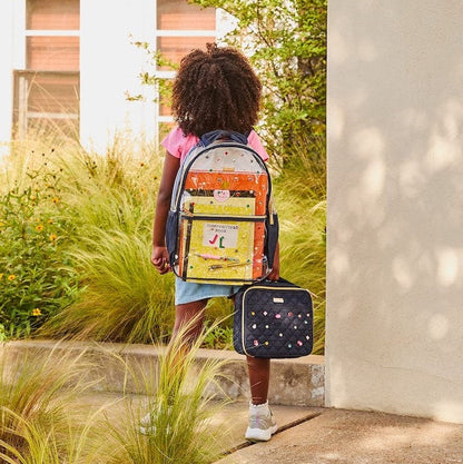 Clear Denim and Gems Backpack