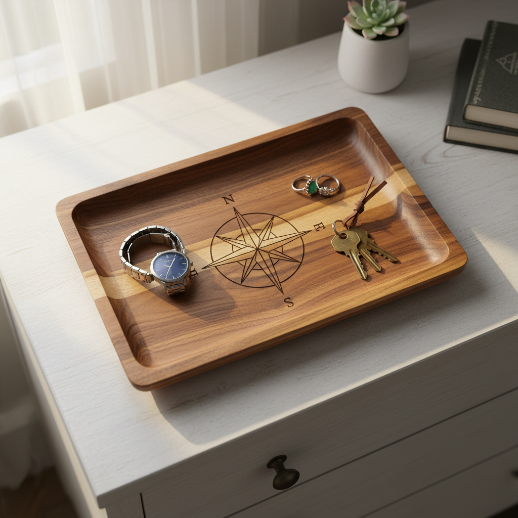 Custom Engraved Trays – Handmade & Personalized