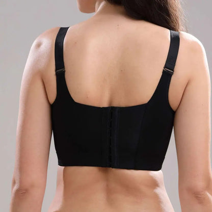 Seamless Black Plus Size Bra Without Wire
