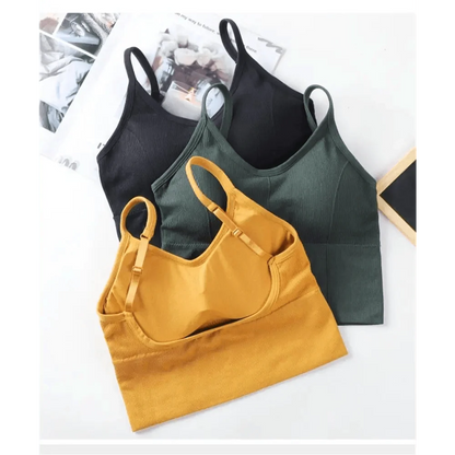 Soft Cotton Sports Bras For Women Push Up Solid Sports Bra Jogging Gym Women Sports Bra Girl Underwear Fitness Running Yoga Sport Tops