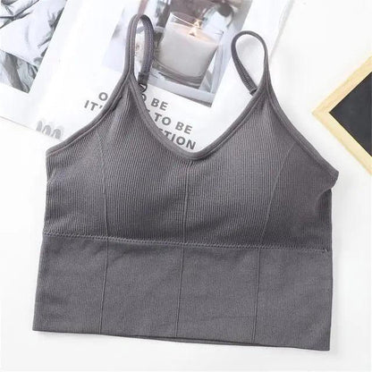 Soft Cotton Sports Bras For Women Push Up Solid Sports Bra Jogging Gym Women Sports Bra Girl Underwear Fitness Running Yoga Sport Tops