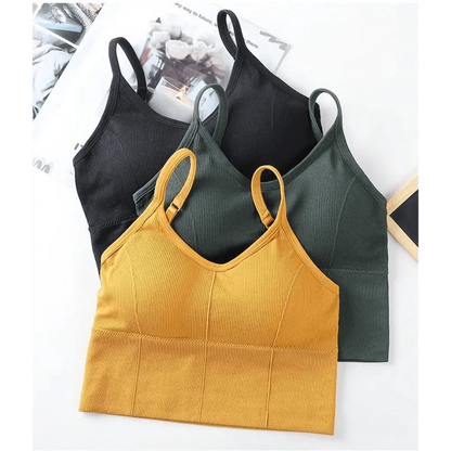 Soft Cotton Sports Bras For Women Push Up Solid Sports Bra Jogging Gym Women Sports Bra Girl Underwear Fitness Running Yoga Sport Tops