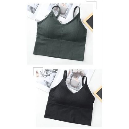 Soft Cotton Sports Bras For Women Push Up Solid Sports Bra Jogging Gym Women Sports Bra Girl Underwear Fitness Running Yoga Sport Tops