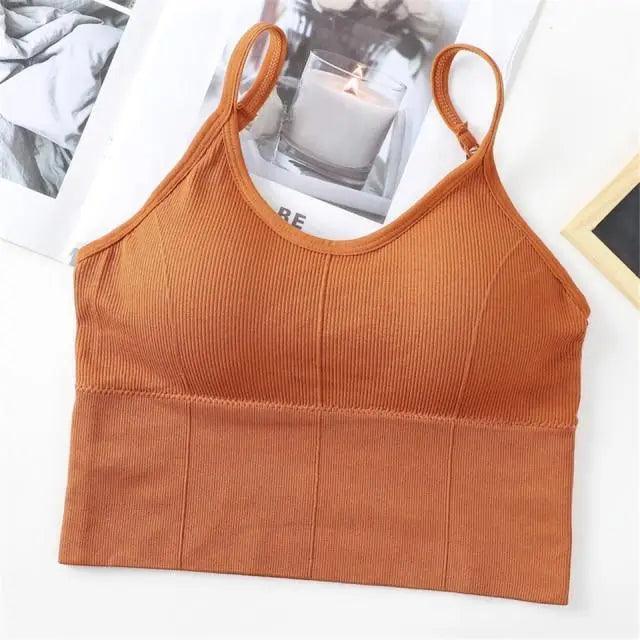 Soft Cotton Sports Bras For Women Push Up Solid Sports Bra Jogging Gym Women Sports Bra Girl Underwear Fitness Running Yoga Sport Tops