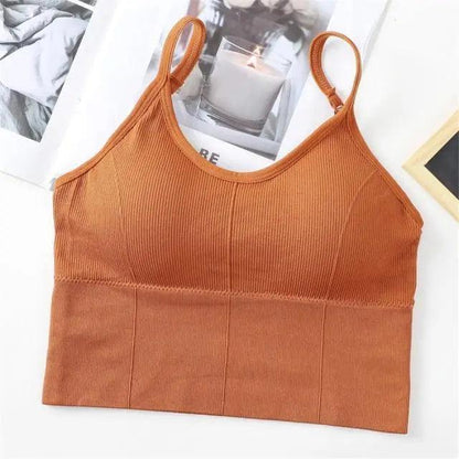 Soft Cotton Sports Bras For Women Push Up Solid Sports Bra Jogging Gym Women Sports Bra Girl Underwear Fitness Running Yoga Sport Tops