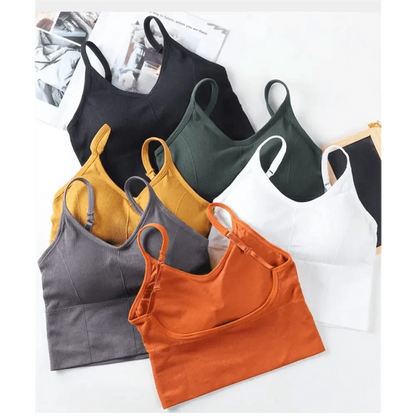 Soft Cotton Sports Bras For Women Push Up Solid Sports Bra Jogging Gym Women Sports Bra Girl Underwear Fitness Running Yoga Sport Tops
