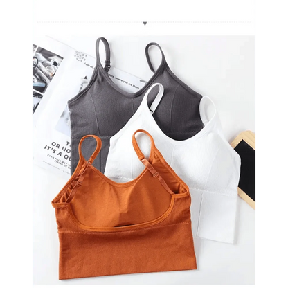 Soft Cotton Sports Bras For Women Push Up Solid Sports Bra Jogging Gym Women Sports Bra Girl Underwear Fitness Running Yoga Sport Tops