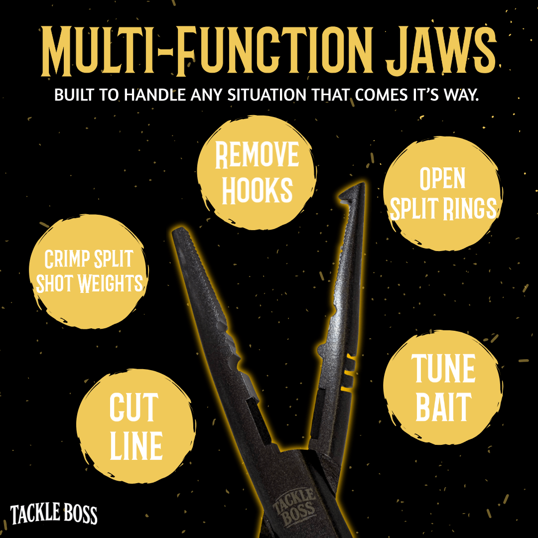 Tackle Boss 4 pcs Outlaw Fishing Plier Set