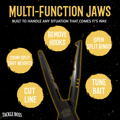 Tackle Boss 4 pcs Outlaw Fishing Plier Set