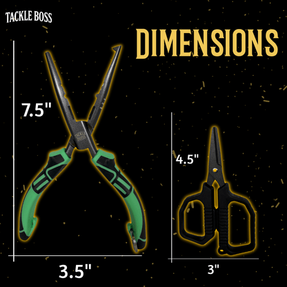 Tackle Boss 4 pcs Outlaw Fishing Plier Set