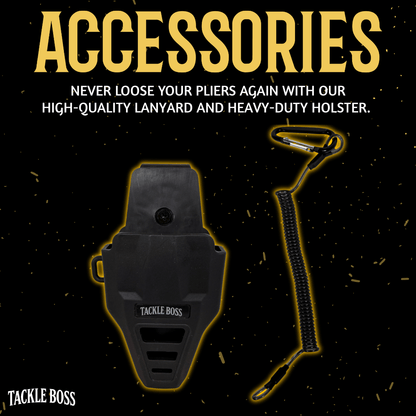Tackle Boss 4 pcs Outlaw Fishing Plier Set